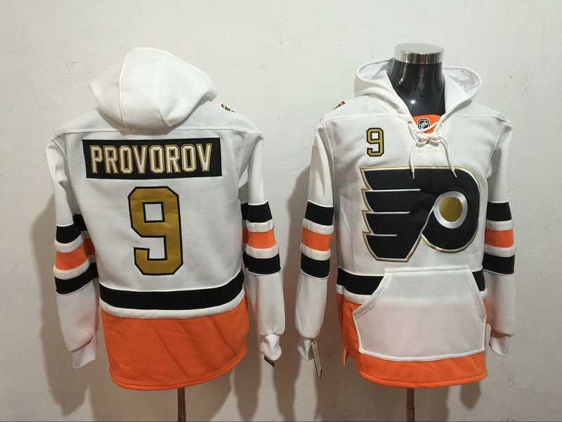 Philadelphia Flyers #9 Ivan Provorov White All Stitched Hoodie Sweatshirt,We sell and wholesale Philadelphia Flyers #9 Ivan Provorov White All Stitched Hoodie Sweatshirt on line form chian!